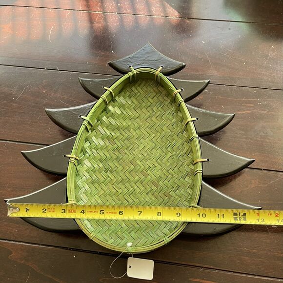 Pier 1 Imports Bamboo‎ Pine Tree Tray – Rustic Holiday Decor NWT - Picture 7 of 11
